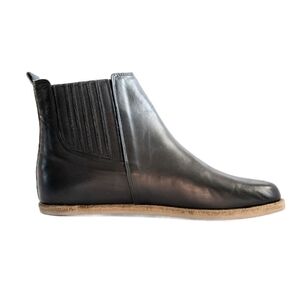 Black Leather Lila Chelsea Barefoot Boots